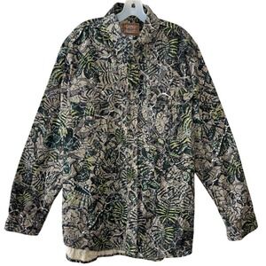 Brush Country Camouflage Shirt 2XL Camo Hunting Button Up Outdoor Long Sleeve